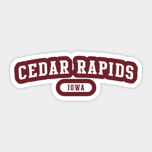 Cedar Rapids, Iowa Sticker